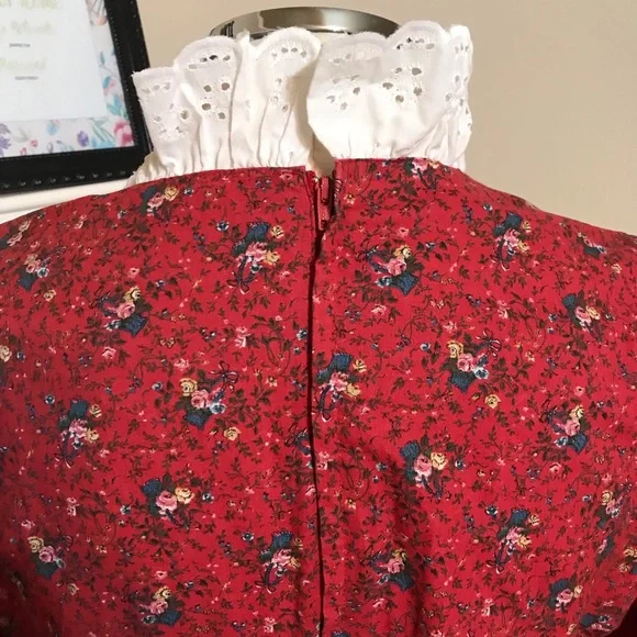 Recollections Victorian vintage floral print dress - Picture 3 of 8